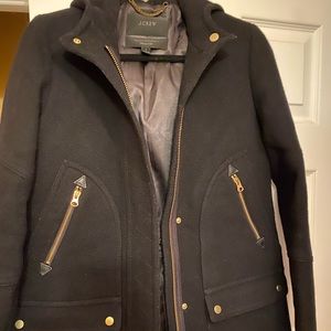 Black J. Crew Winter Coat S 2